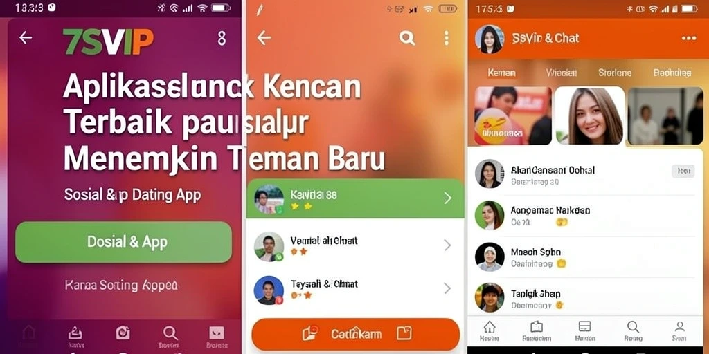 Tampilan antarmuka 7SVIP yang modern dan user-friendly.