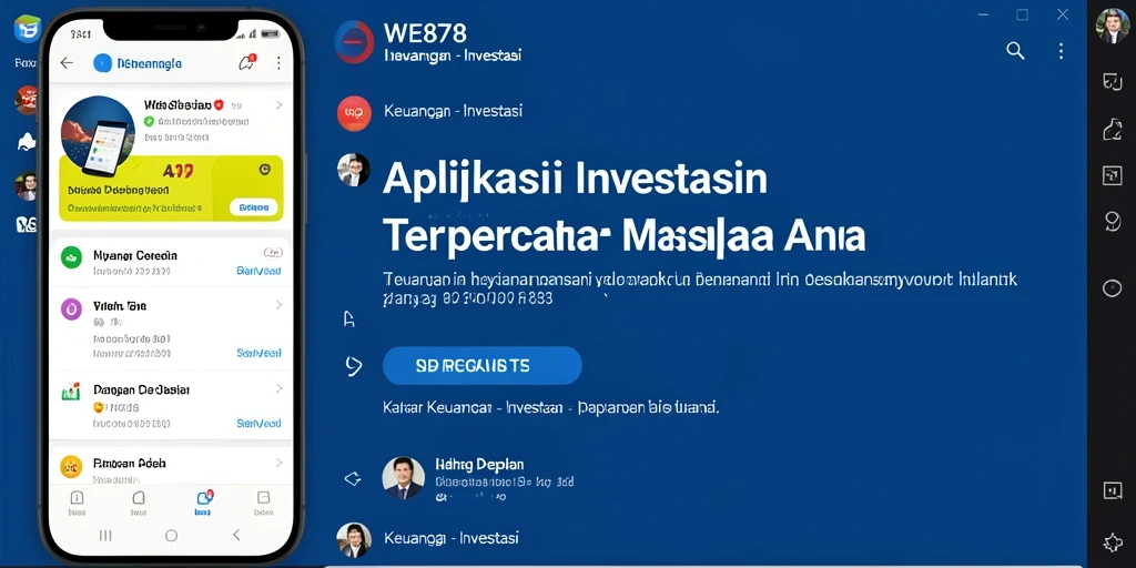 Tampilan antarmuka WE878 yang modern dan informatif untuk investasi.